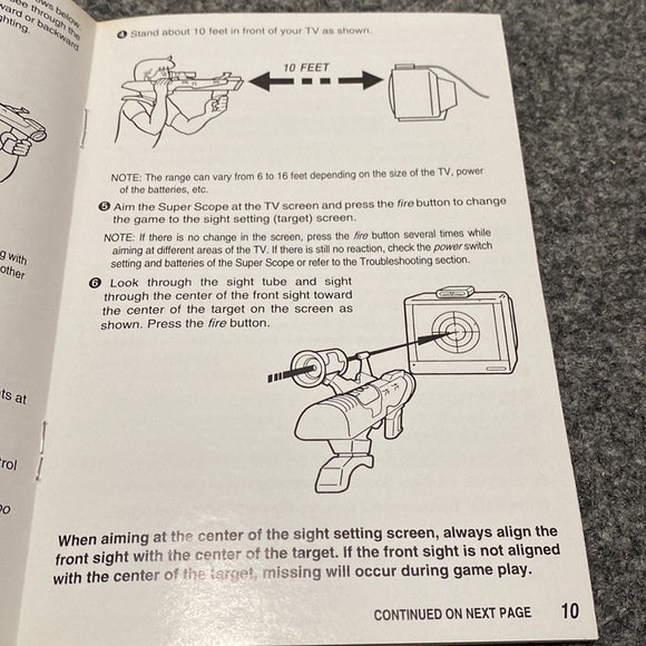 SUPER SCOPE 6 AND SUPER NES SCOPE BOOKLET - Picture 2 of 8
